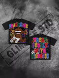 Cartoon Graphic T-Shirt Soho Mortar Goth Super T-Shirt Couple Y2k Top Korean Goth Men's