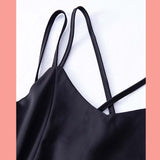 Sleeveless Dresses Solid Fashion A-line Pleated Draped Elegant Chic High Waist Side-slit Designed Backless Plus Size