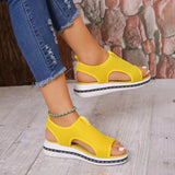 Zingj Fashionable Large-Size Flat-Soled Women's Sandals In