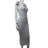 Spring And Summer New Sexy Fashion Deauto V-Necked Slinged