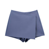 And Winter New Multicolor Asymmetrical Fashion Style Women's Trendy Skirt