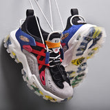 Sneakers Outdoor Breathable Running Shoes High Quality Walking Cushioning Chunky Shoes Comfortable No-slip Jogging