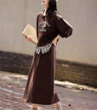 Chinese White Shirt Woman 2025 New Fascination Chinese Style With Shirt Tang Plate Buckle Acetic Acid