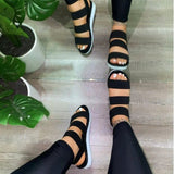 New Set Of Feet Tight With Flat Sandals Women's Large Size Wish De-Toed Beach