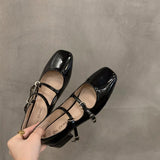 Zingj Women's Shoes 2023 New Summer French Night Black Spring And Autumn Single