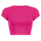 Zingj Women's DIY New Women's Summer Solid Color Short Acceptable With
