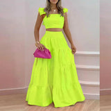 2025 New Commuting Mid-Rise Sexy Sling Swing Skirt Fashion Suit Women Two