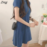 Women Solid Simple All-match Student 5 Colors Fashion Female Ulzzang Sweet Vacation Chic Ins Knitted Leisure Elegant