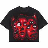 Y2K T-Shirt, Men's Wear, Women's Wear, Vintage Hip-Hop Graffiti, Graphics Printing Street Clothes, Oversized