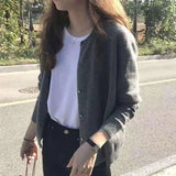 Zingj Autumn And Winter New Cashmere Knitted Cardigan Woman Loose Gentle Wind Outside Wearing Long-Sleeved Knitted Sweater Coat