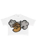 Original Sufu Ancient Animation Head Printed Graphics T-Shirt Y2k Blouse Street Oversized T-Shirt Gothic Animation Short