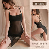 Zingj About Sex Underwear Sexy Condole Belt Sleeping Skirt Hot Perspective Thin Money Free To Take Off Pajamas Passion Small Chest Uniform