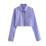 8-Color Casual Loose Short Style Shirt In
