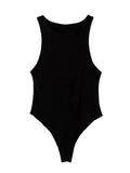solid sexy bodycon women bodysuits female 4 color green slim casual bodysuit chic lady club short playsuits