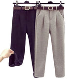 Zingj New Style Reduces Age 3 Sets Female Versatile Suit Windbreaker Coat Half High Collar Bottom Sweater Woolen Pants Tide-Outfit