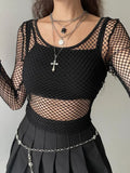 Long Sleeve Fishnet