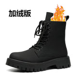 Zingj Men's British Boots Black Chelsea