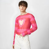 Boy Heart Cut Out Crop