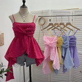 Irregular Skirt Sling Sling Sling Vest Bohemian Holiday Hottie Sleeveless Top