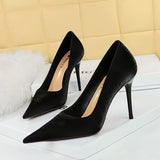 Zingj Retro High Heels Women's Shoes With Ultra High Heel Shallow Pointed Spring And Autumn New High Heel Single