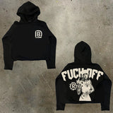 Men's Hoodie Y2K Original Hip-Hop Cartoon Graphic Printing Pullover Fashion Leisure