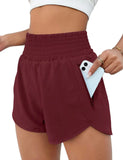 Women's Sports Shorts Quick-Dry Loose Leisure High-Waist Side Zipper Fitness Yoga Three-Point