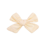 Flower Cotton Hair Bows With Clip For Baby Girls Plaid Boutique Hair Clips Hairgrip Barrettes Headwear Hair
