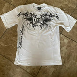 Brand Sketch Painting Printing Short-Sleeved T-Shirt Men And Women Bf High Street