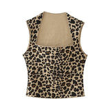 Summer Animal Print Knitted Blouse 5584202 Half Skirt