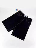 Year's Popular Style Men's Shorts Y2K Pants Original Gothic Hip-Hop Cartoon Pattern Embroidered Loose Denim