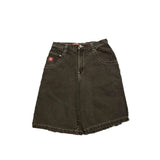 Y2k Denim Shorts Street Hip-Hop Retro Graphics Black Loose Gothic