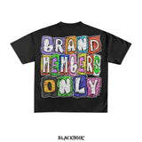 Hip Hop T-Shirt Harajuku Short T-Shirt Gothic Street Clothing Fashion Men's And Women's Punk