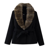 Buckle Knitted Jacket Stew Half Skirt In Autumn And