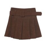 Wicked Skirt Autumn And Winter New High-Waisted 100-Fold Skirt Anti-Light A Word Umbrella Skirt