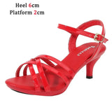 Voesnees Sandals Women Shoes Size 43 Thin Heels Summer Naked Color Peep Toe High Heels Sexy Nightclub Party Slides Heels