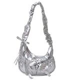 Aesthetic Bow Knot Stitching Shoulder BagOutfit
