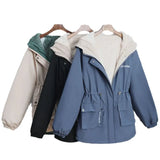 Plus Thick Wind Coat Autumn Winter 2025 New Women's Casual Fashion Small Stormtrooper Cotton
