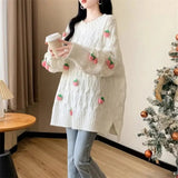 Strawberry Tassel Sweater- Outfit