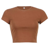 Zingj Women's DIY New Women's Summer Solid Color Short Acceptable With