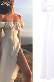 Women's Summer Floral Print Dresses Sweet Elegant Midi Holiday Dress Casual Slit Blue Lace Up Dresses