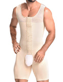 Men's Body-Shaping One-Piece Clothing, One-Piece Flat-Angle Trousers, Waist-Waist