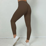 Zingj Fitness Pants Women No Embarrassment Line Yoga Pants High Waist Hip Pants Elastic Tight Sports Yoga Pants- Outfit