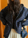 Blue Floral Zipper Hobbie- Outfit