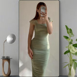 Summer New Women's Decoration Waist Sexy Folding Tight