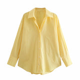 Casual Simple Mid-Length Long-Sleeved Shirt-Outfit