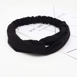 Headband Cross Top Knot Elastic Hair Bands Soft Solid Color Girls Hairband Hair Accessories Twisted Knotted