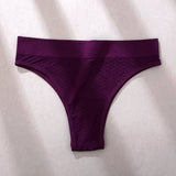 Seamless High Waist Female Underpants Sexy Brazilian Panties Women's Cotton Briefs Comfortable Solid Color Panty