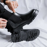 Zingj Martens Men's Spring And Fall 2023 New High-End One Foot Pedal Set Foot Chimney Martens