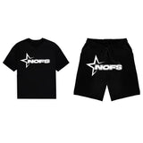Short-Sleeved Tops For Men And Women Street Hip-Hop Punk Letter Printed T-Shirts And
