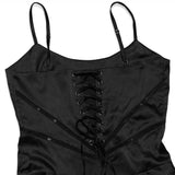 Satin Back Tie-Up Maxi Dress-Outfit